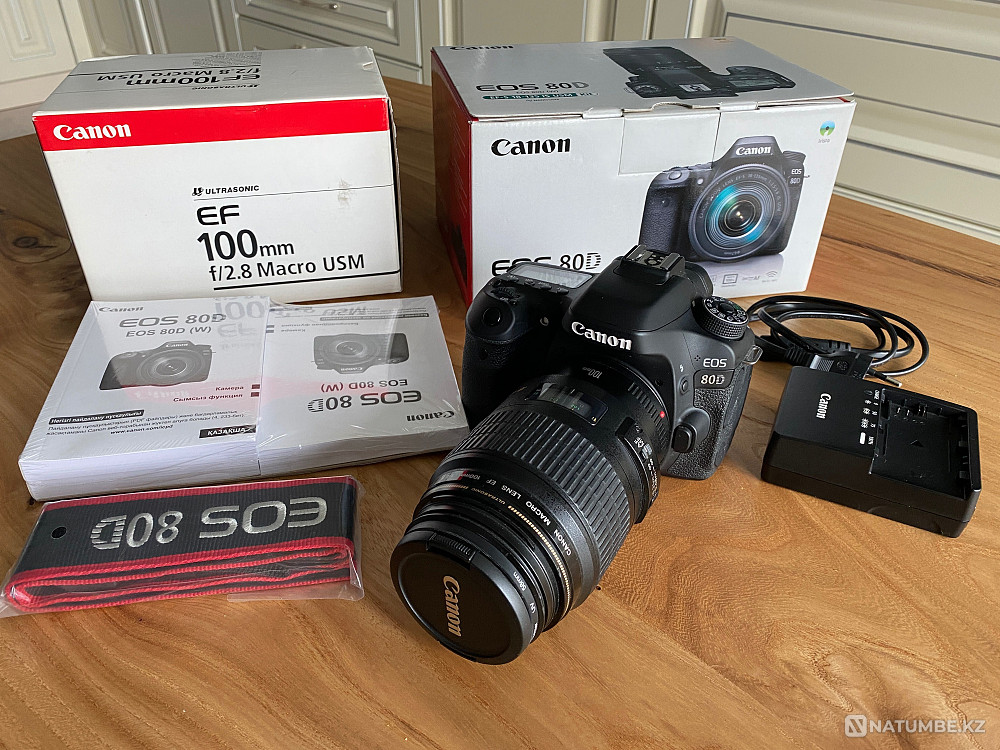 Фотоаппарат Canon EOS 80D Body (В состоянии нового) Алматы - изображение 1