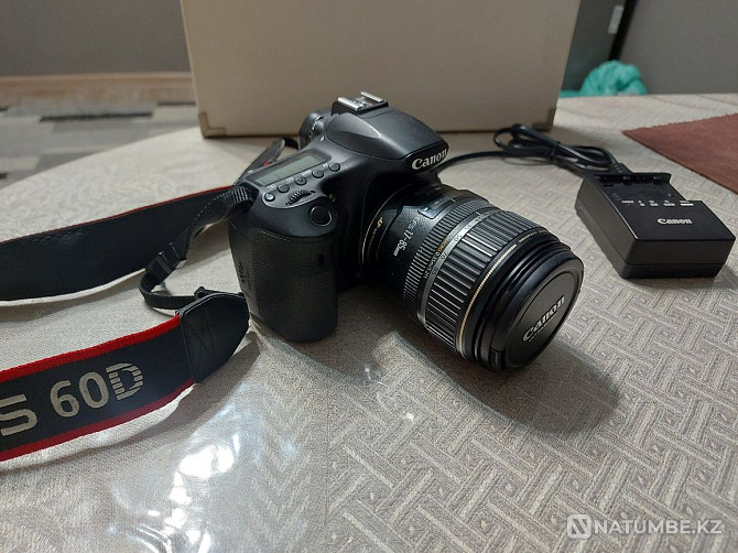 Canon 60D камерасы; объектив 17x85  Алматы - изображение 3