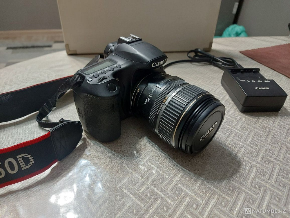Фотоаппарат Canon 60D; объектив 17x85 Алматы - изображение 2