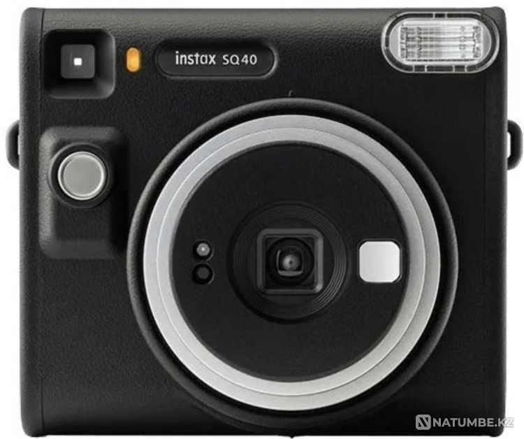 Фотокамера моментальной печати Instax Sq40 черный Алматы - изображение 1