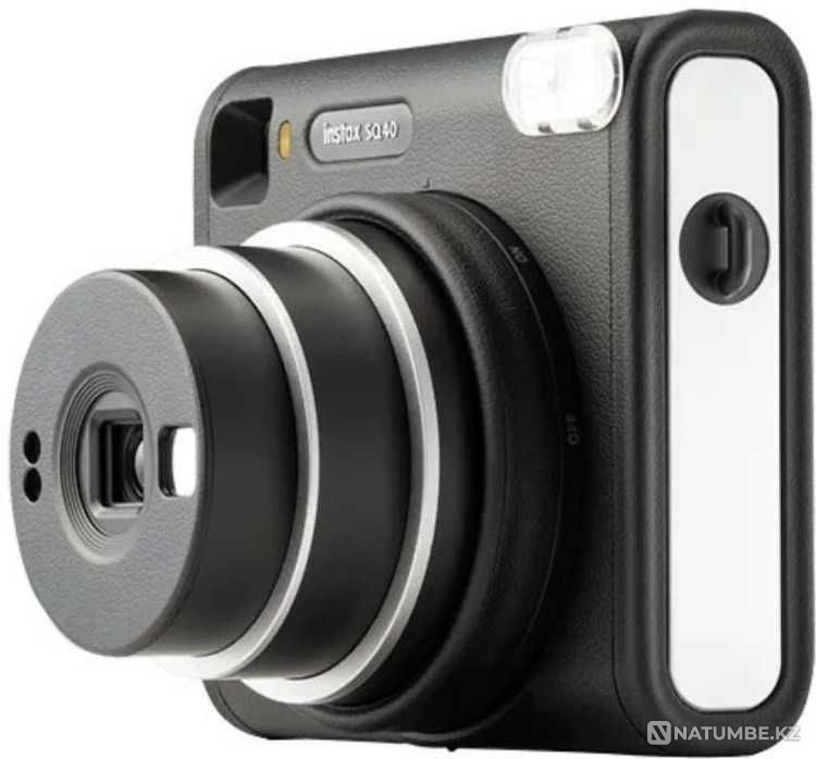 Фотокамера моментальной печати Instax Sq40 черный Алматы - изображение 2