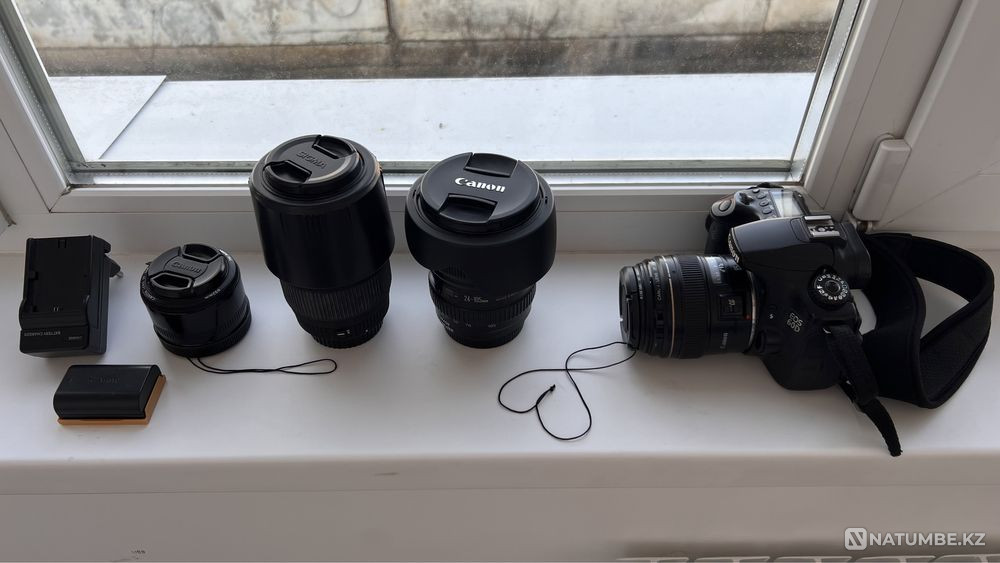 Canon 60D with a set of optics Almaty - photo 4