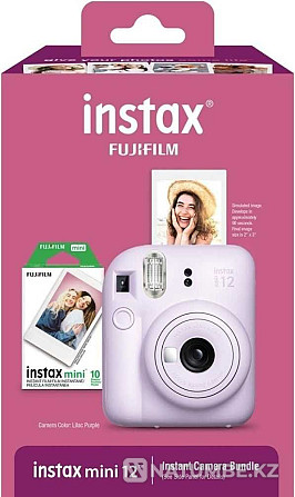 Fujifilm Instax mini 12 камераи фаврӣ арғувон Алматы - photo 1