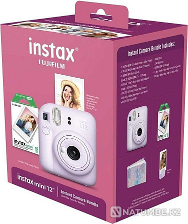 Fujifilm Instax mini 12 камераи фаврӣ арғувон Алматы - photo 2