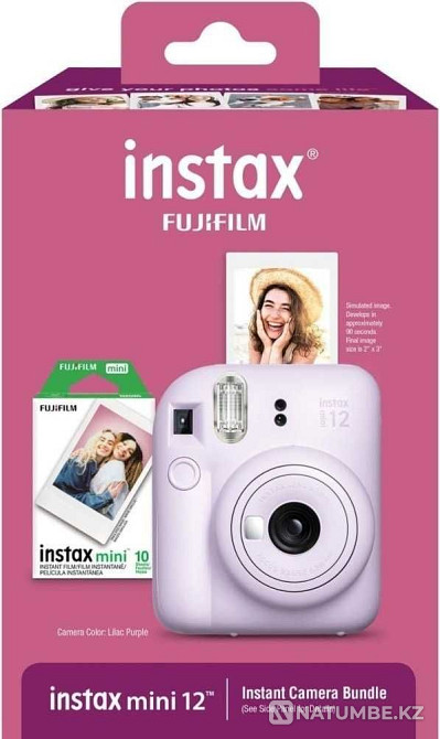 Фотокамера моментальной печати Fujifilm Instax mini 12 фиолетовый Алматы - изображение 1
