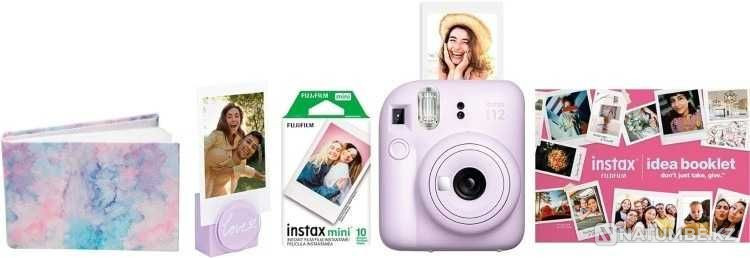 Фотокамера моментальной печати Fujifilm Instax mini 12 фиолетовый Алматы - изображение 3