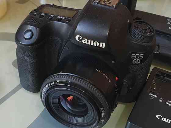 Canon EOS 6D; 35мм f2; battery grip комплект Almaty