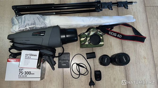 Canon EOS 6D + equipment available for sale Almaty - photo 1