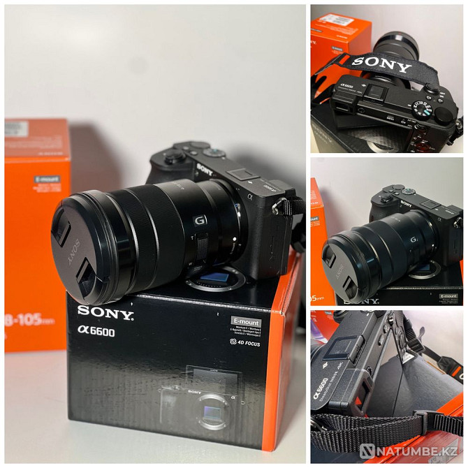 Sony a6600 camera + 18-105 lens NEW Almaty - photo 1