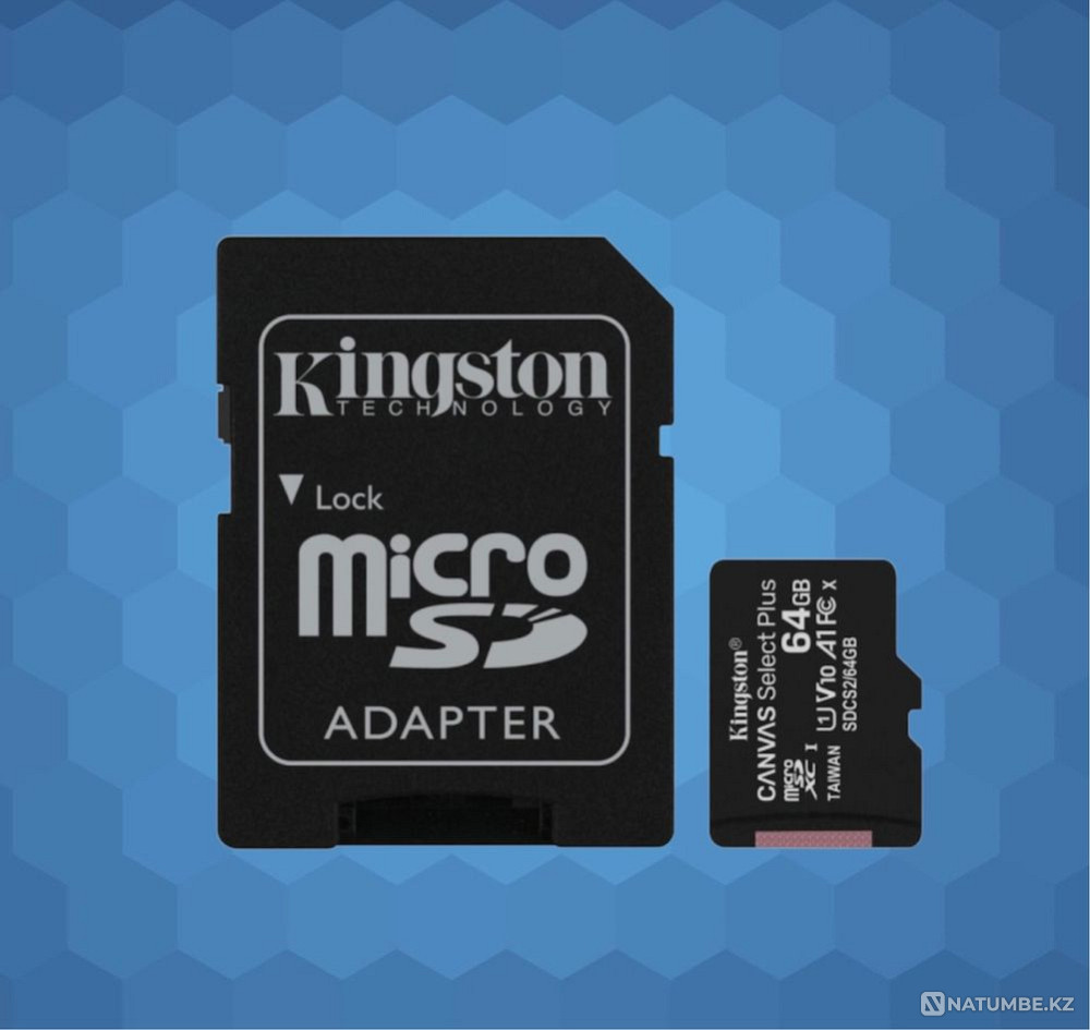 Micro SD flash drive 64 GB Almaty - photo 1