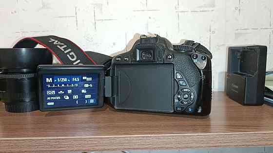 Canon 650d; kit 18-55 фотоаппарат Алматы