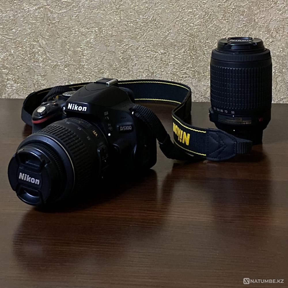 Фотоаппарат Nikon D5100 + обьектив Алматы - изображение 1