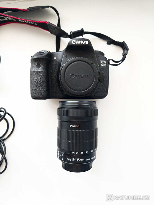 Canon EOS 60D; EF-S 18-135mm 1:3.5-5.6 IS; dummy battery (от сети) Алматы - изображение 4