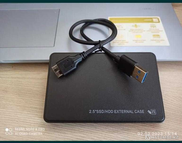 Внешний жёсткий диск USB HDD Алматы - изображение 1