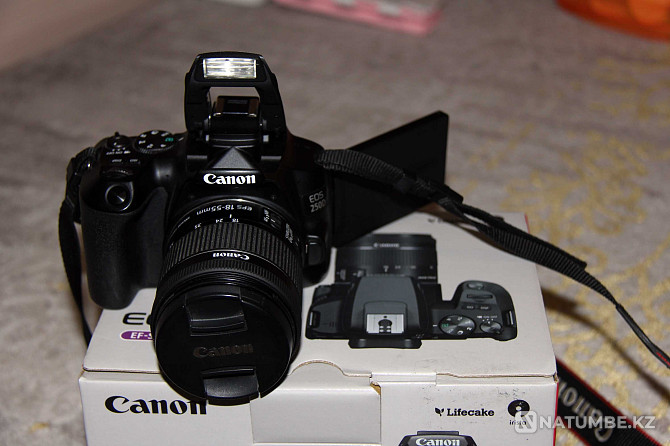 Кәсіби камера Canon 250D 18-55мм STM. Қорап  Алматы - изображение 8