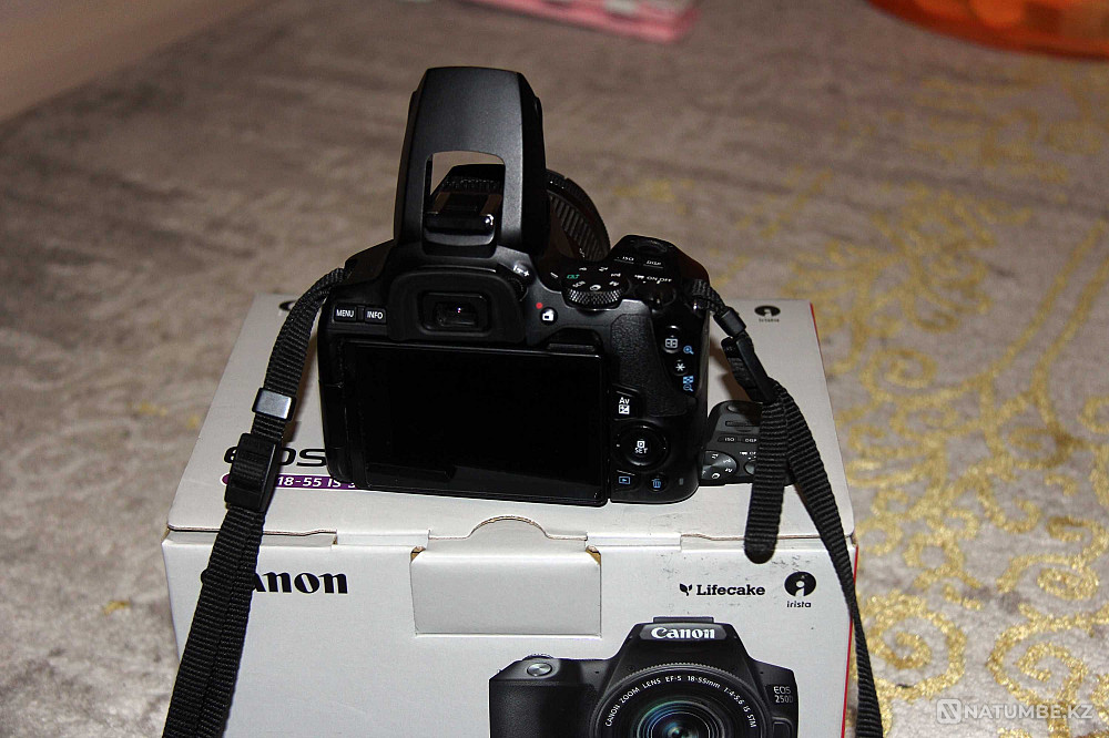Профессиональный фотоаппарат Canon 250D 18-55mm STM. Коробка Алматы - изображение 5