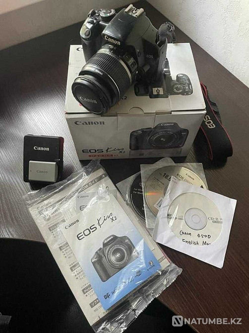 Фотоаппарат Canon Kiss X2(450D) Алматы - изображение 1