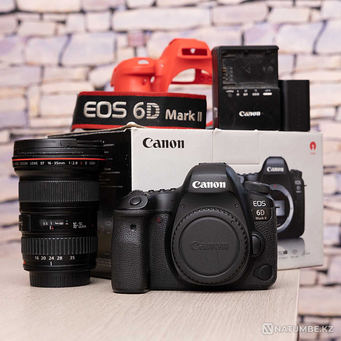 Canon 6D mark II/2 жинағы;Canon 16-35 2.8 II/2 USM  Алматы - изображение 1