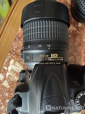 Камера; Nikon d3000 камерасы + телефото масштабтау объективі және жинақ объективі  Алматы - изображение 4