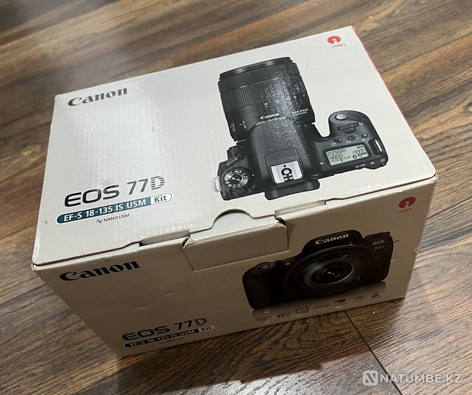 Canon 77d камерасы сатылады; 18-135 линзамен.  Алматы - изображение 7