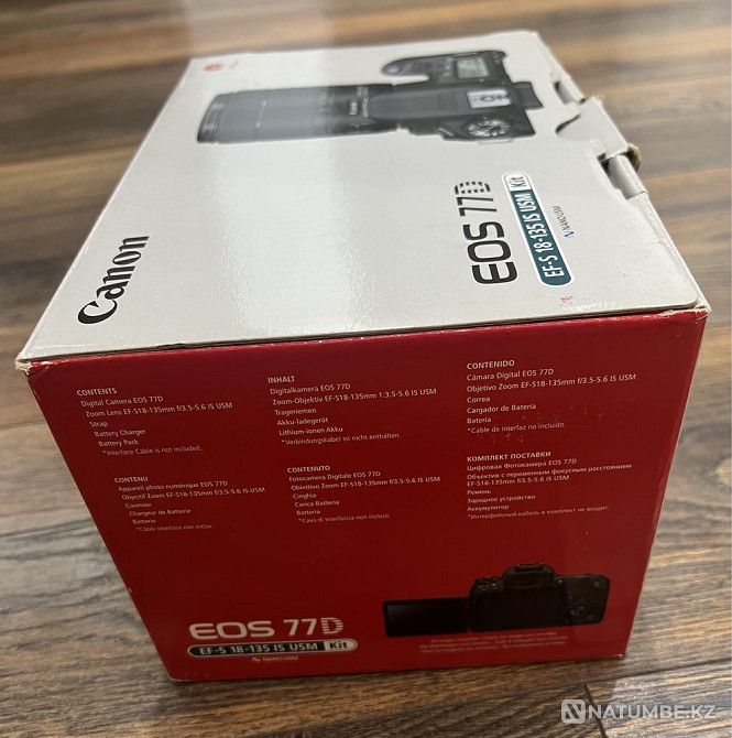 Продам фотоаппарат canon 77d ; с объективом 18-135. Алматы - изображение 6