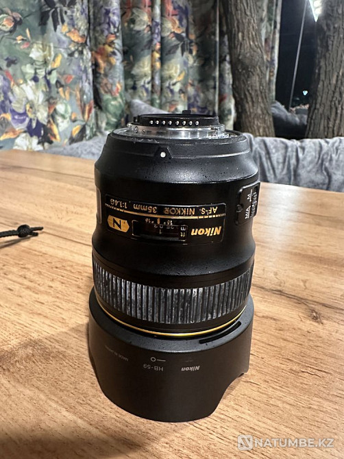 Объктив Nikon 35mm 1.4 f Алматы - изображение 2
