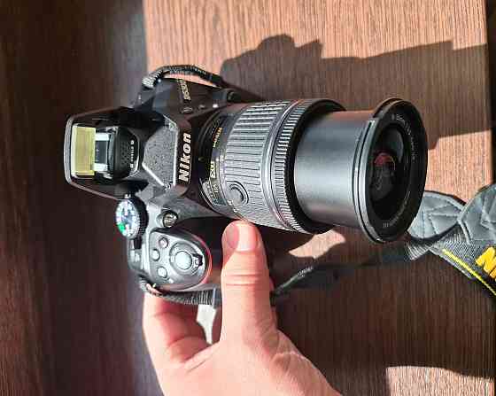 Фотокамера Nikon D5300 Kit 18-55 VR AF-P черный  Алматы