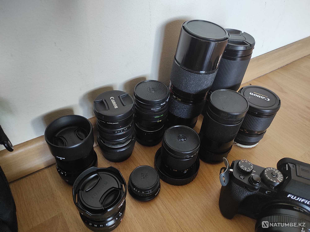 Fujifilm X-T4 + 11 объективов + 4 батареи + X-T1 бонусом Алматы - изображение 2