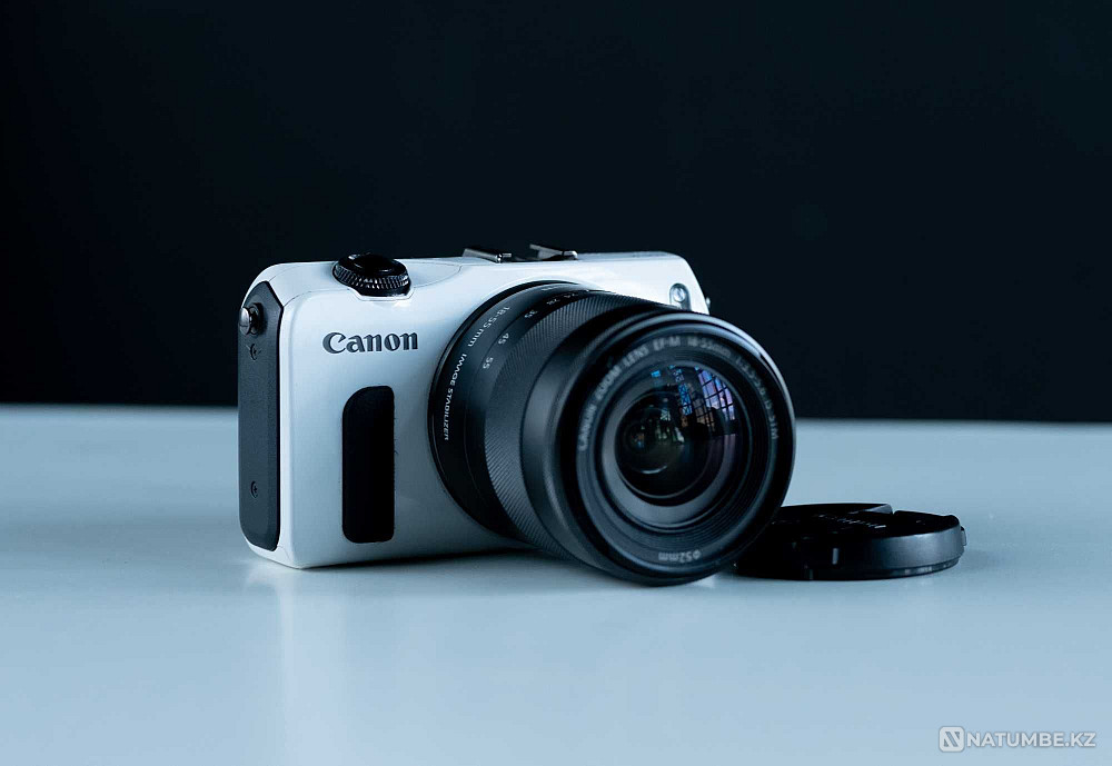 Camera for RAW video Canon EOS M + lens Canon 18-55 IS kit Almaty - photo 1