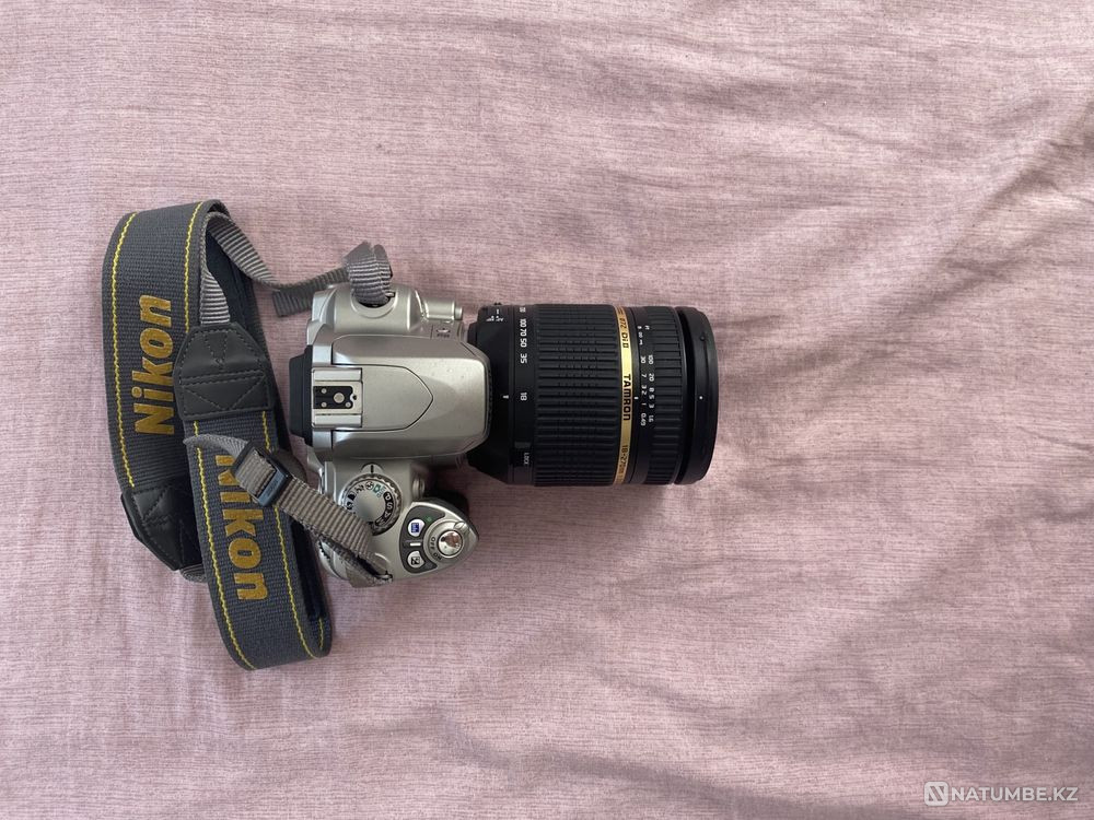 Nikon D40 объектив Tomron в хорошем состоянии Алматы - изображение 2