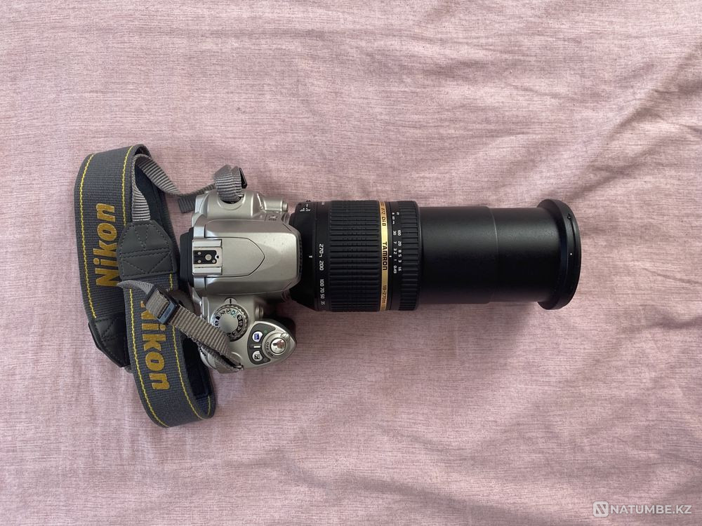 Nikon D40 объектив Tomron в хорошем состоянии Алматы - изображение 3