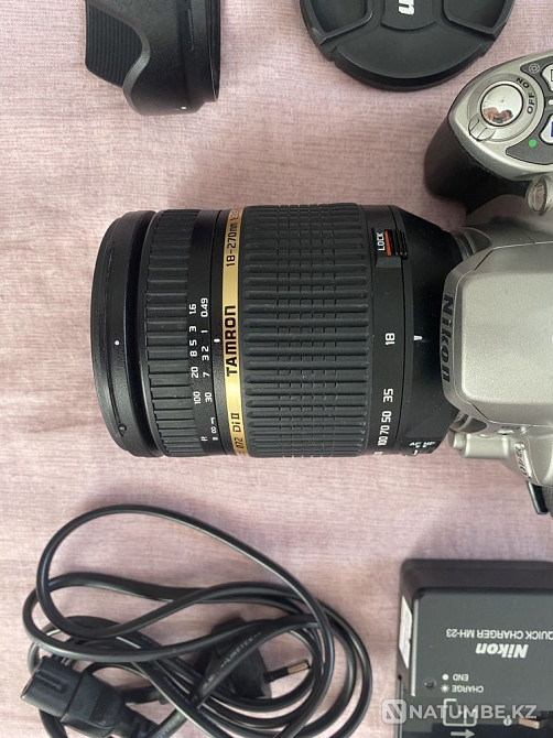 Nikon D40 объектив Tomron в хорошем состоянии Алматы - изображение 4