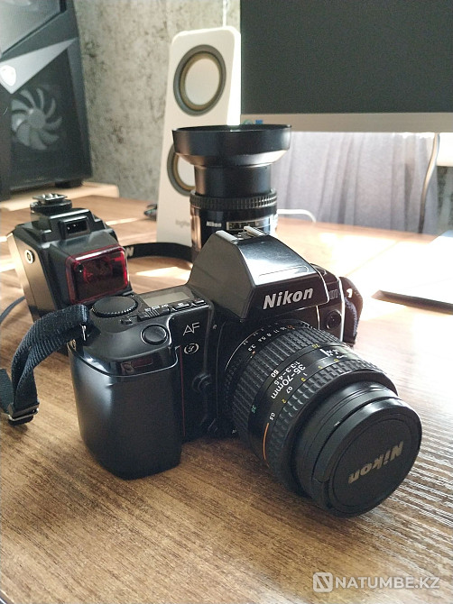 Продам Фотоаппарат Пленочный Nikon в Полном Комплекте в Отличном Сост Алматы - изображение 1