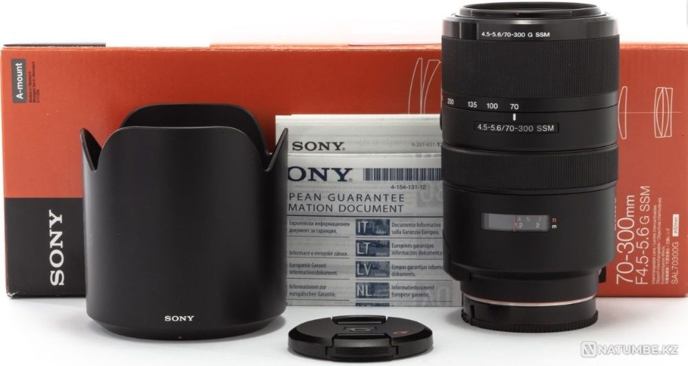 Объектив Sony SAL 70300G Сони альфа Алматы - изображение 1