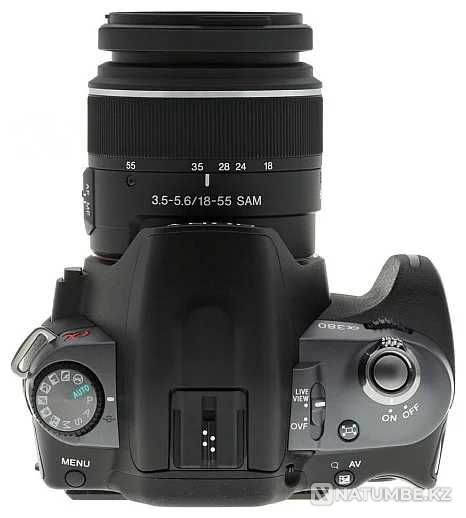 Зеркальная фотокамера Sony A380 в отличном состоянии Алматы - изображение 4