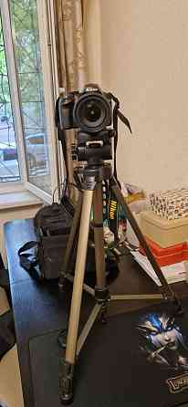 Nikon D3200; kit 18-105 mm lens; сумка; штатив; флешка; комплект.  Алматы