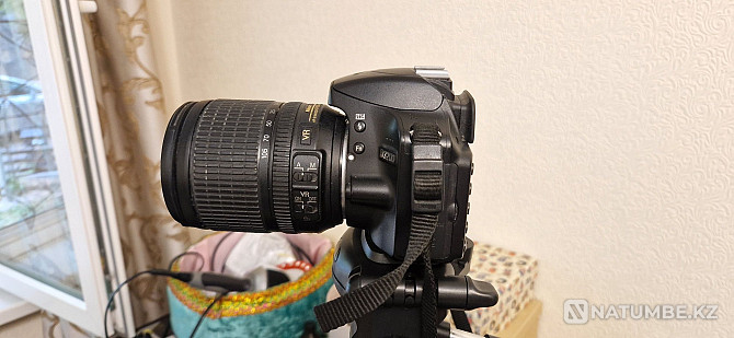 Nikon D3200; kit 18-105 mm lens; bag; tripod; flash drive; set. Almaty - photo 5