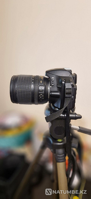 Nikon D3200; kit 18-105 mm lens; сумка; штатив; флешка; комплект. Алматы - изображение 4