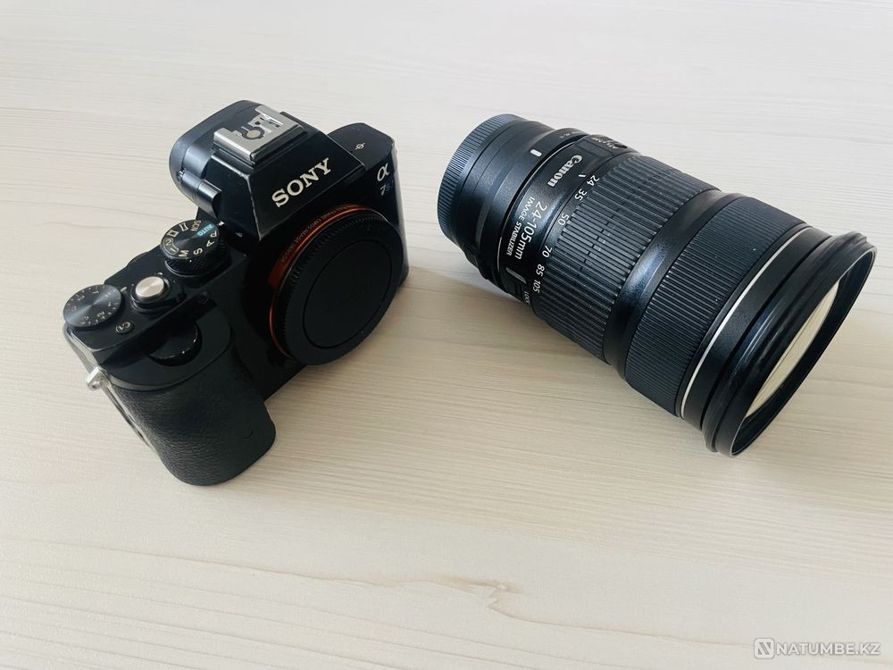Фотоаппарат Sony Alpha a7s с обективом Canon 24-105mm Алматы - изображение 4