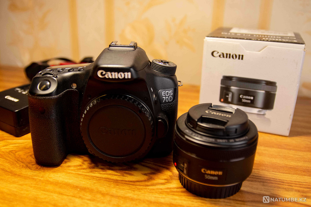 Canon 70D + Canon 50mm 1.8 STM Excellent condition Almaty - photo 4