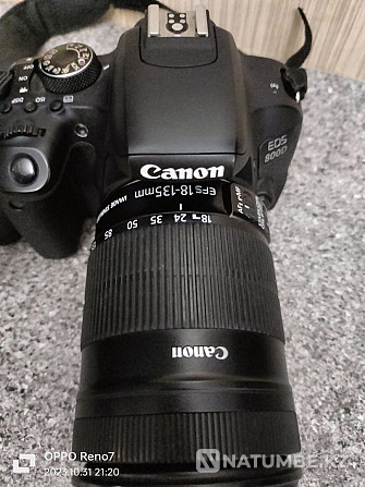 Canon 800d ; пробег 20000;обиектив 18-135 состояние отличное Алматы - изображение 5