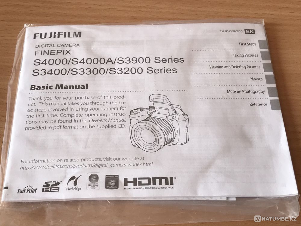 Фотоаппарат цифровой FIDJIFILM FINEPIX S3400 Алматы - изображение 5