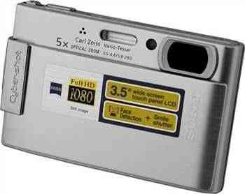 SONY Cyber-shot DSC-T200 8.1MP Digital Camera - Silver ( фотоаппарат ) Алматы
