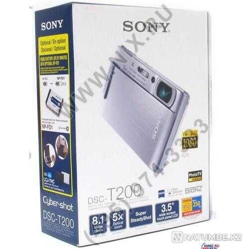 SONY Cyber-shot DSC-T200 8.1MP Digital Camera - Silver ( фотоаппарат ) Алматы - изображение 7