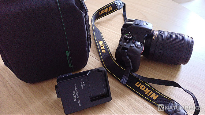 Жаңа дерлік Nikon D5500 жинағы (Nikkor 18-140mm f/3.5-5.6G VR AF-S DX)  Алматы - изображение 6