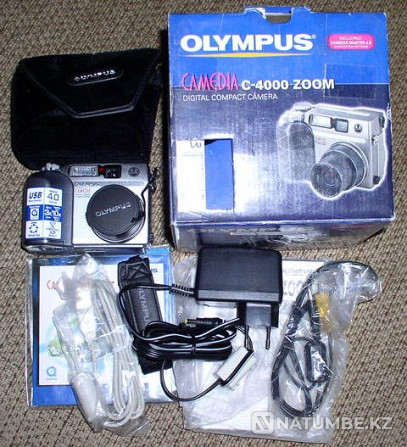 Olympus C4000 6;5-19;5мм F2,8 CCD 1/1;8 4;13 МП  Алматы - изображение 6