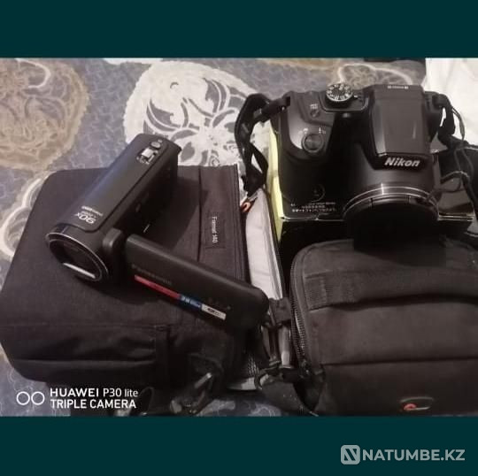 Видеокамера; фотоаппарат; штатив. Алматы - изображение 2