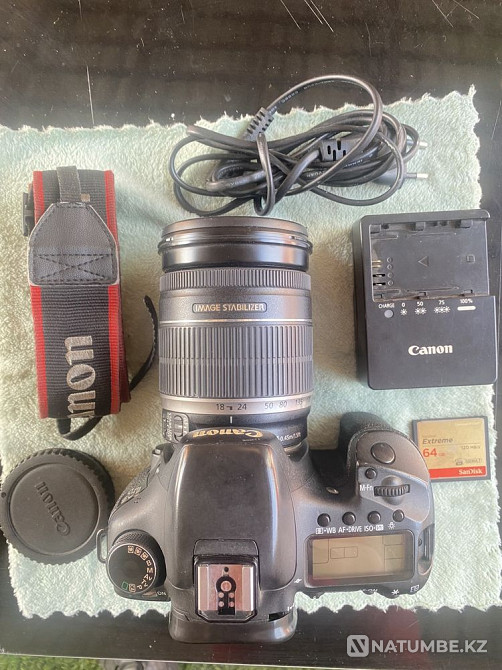 Фотоапарат Canon eos 7D + объектив canon 18-200 Алматы - изображение 1