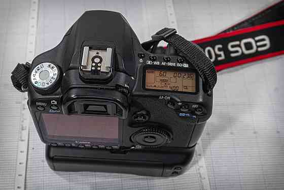 Canon EOS 50D с батарейным блоком; 2 аккумулятора; CF карта. Алматы