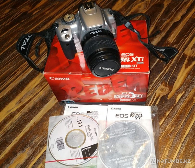 Canon 400D; толық жиынтық!  Алматы - изображение 1